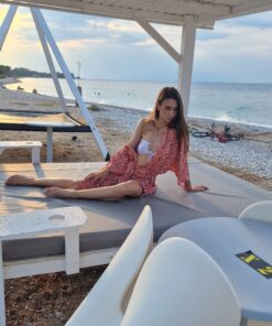 Alternative view of Peach kimono