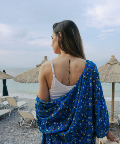 Alternative view of Navy kimono