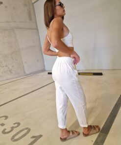 Alternative view of White blazer set