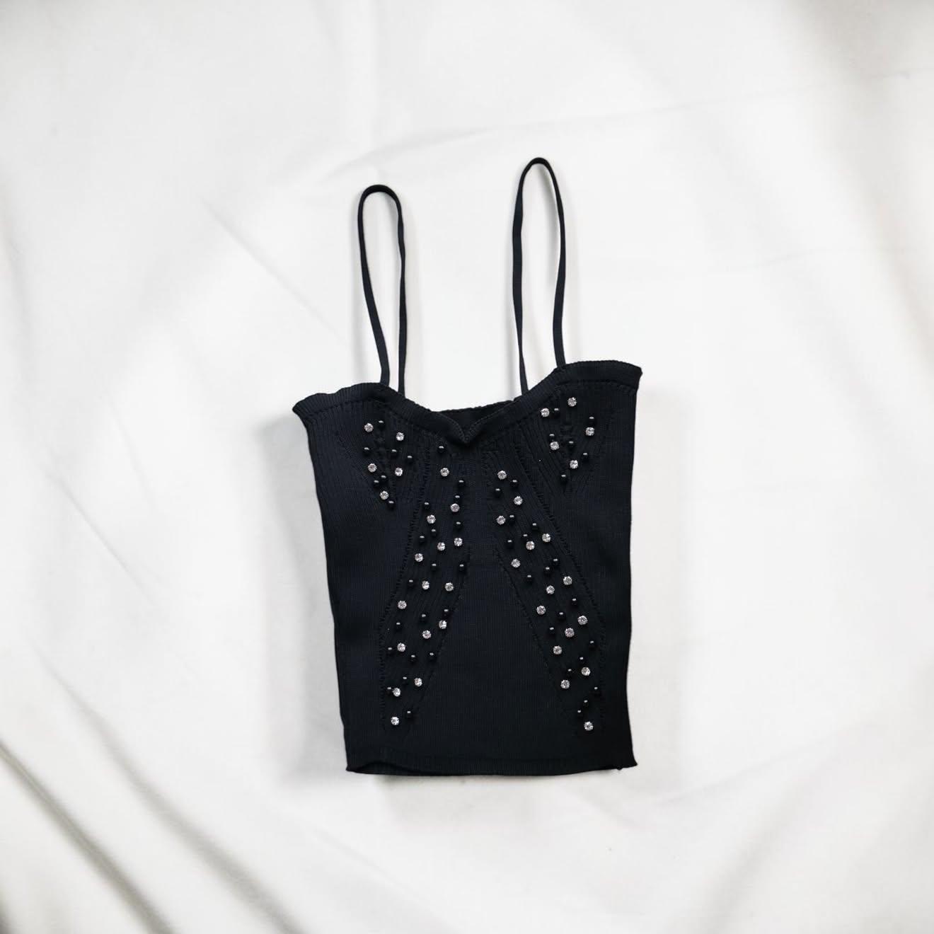 Black Strass Top - Image 3