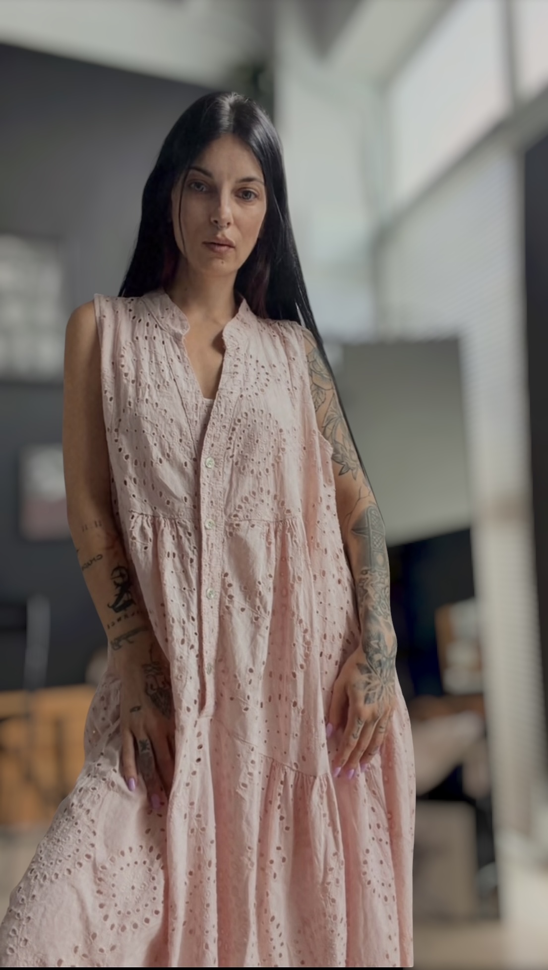 Cream Dress